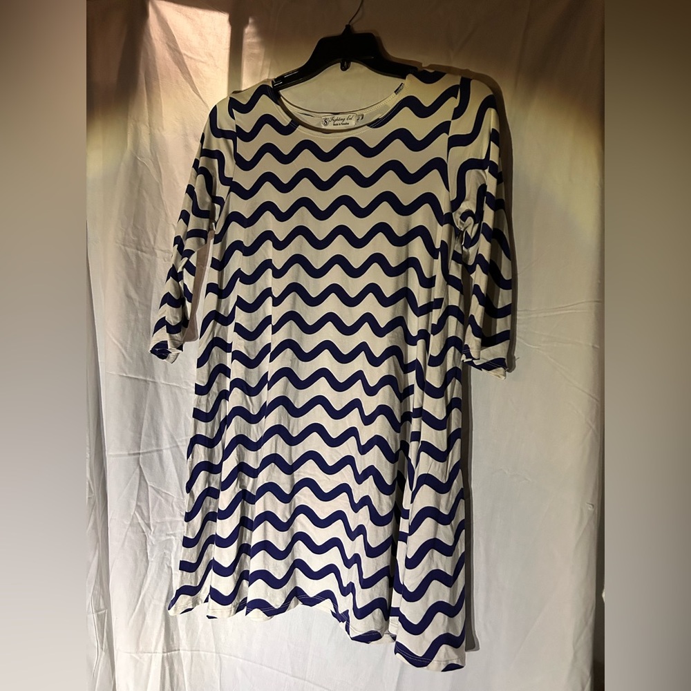 Fighting eel 1/2 sleeve dress